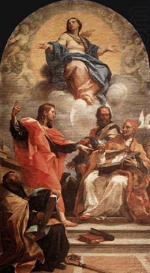 Assumption and the Doctors of the Church, Carlo Maratti